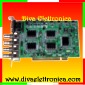 DVR scheda acquisizione video PCI 4 - 8 canali 100 FRS 4 processori Conexant