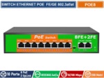 Vai alla scheda di: Switch POE 8 Porte POE + 2 Porte Uplink 10/100 Mbps IEEE 802.3AF / AT RJ45 per IP Cam