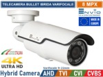 Telecamera Bullet 4in1 8MPx, Led 60mt, Varifocale 9~22mm, 4K ULTRA HD, IP65